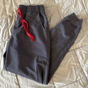 Figs Scrubs Women’s Charcoal High Waist Zamora Jogger Scrub Pants